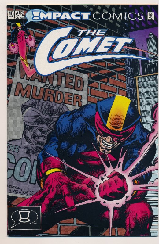 Comet (1991 Impact) #1-18 VF/NM Complete series