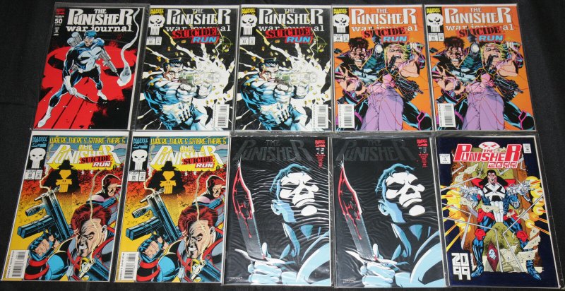 Marvel Copper Age PUNISHER VOL. 2 - 32pc Count Mid-High Grade Comic Lot VG-NM 