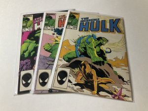Incredible Hulk 309 310 311 Vf Very Fine 8.0 Marvel Comics 