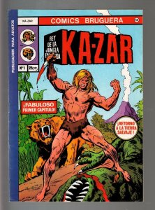 KA-ZAR #1-1977-MARVEL SPANISH COMIC-RARE EDITION-VF VF