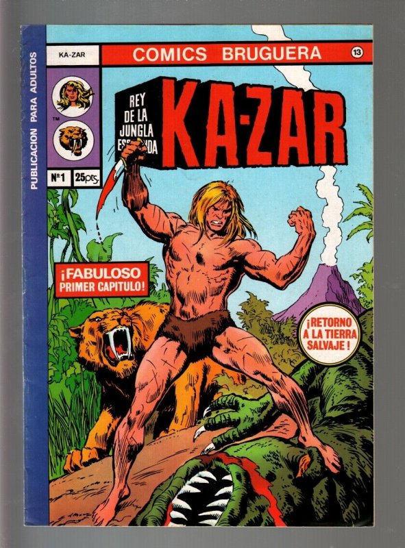 KA-ZAR #1-1977-MARVEL SPANISH COMIC-RARE EDITION-VF VF