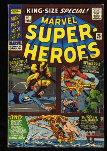 Marvel Super-Heroes (1966) #1 FN 6.0 Daredevil Avengers!