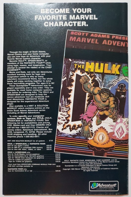 Secret Wars II #9 (1986) KEY Death of Beyonder (Next Issue Avengers #266) VF