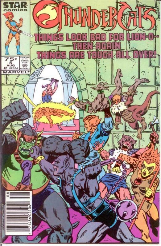 THUNDERCATS  5 VF-NM Aug. 1986