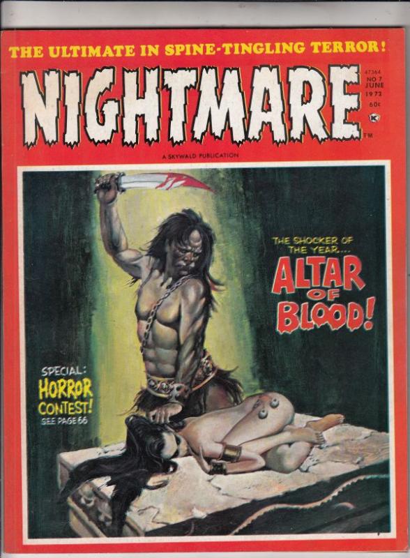 Nightmare Magazine #7 (Jun-72) VF/NM High-Grade 