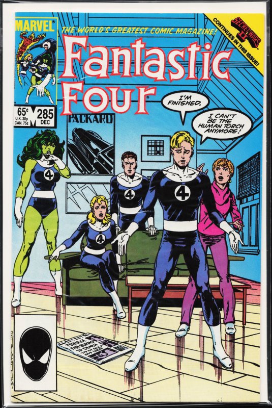 Fantastic Four #285 (1985) Fantastic Four