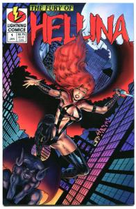 HELLINA #1, FURY of, VF/NM, Femme Fatale, Good Girl, 1995,more indies in store