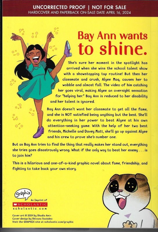 Shiny Misfits Uncorrected Proof Advance Copy Scholastic 2024 F2