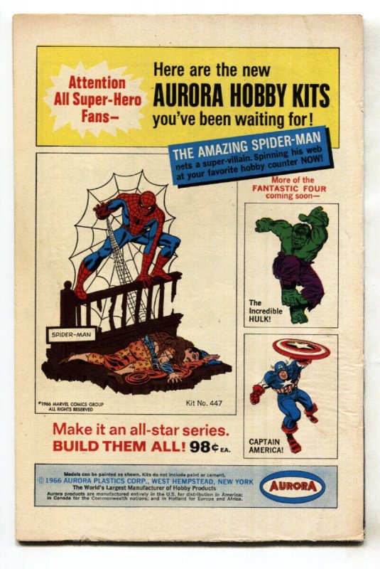 Thor #137--comic book--1966--comic book--First ULIK--VG+