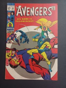 Avengers #59 - 3rd app Yellowjacket - KEY - 1968 - (-VF)