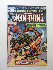 Man-Thing #20 (1975) FN+ Condition! Manufactured w/ 4 staples