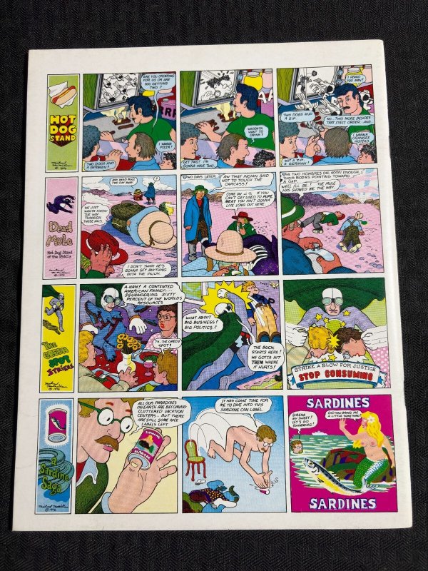 1976 ARCADE COMICS REVUE Magazine #6 FVF 7.0 R Crumb / Print Mint