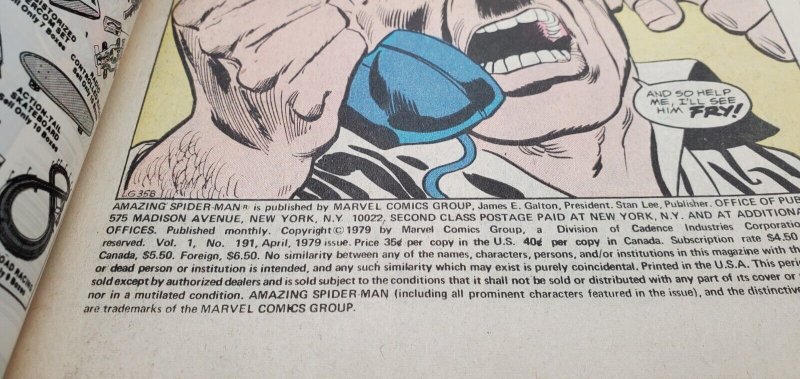 Amazing Spider-Man #191 - (1979) FN/VF