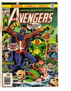 4 Avengers Marvel Comic Books # 149 150 151 152 FN Range Thor Hulk Iron Man J272