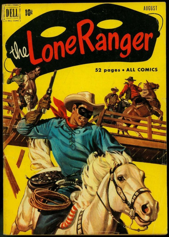 THE LONE RANGER #38-1951-DELL-TONTO-SILVER-SILVER BULLET-vg