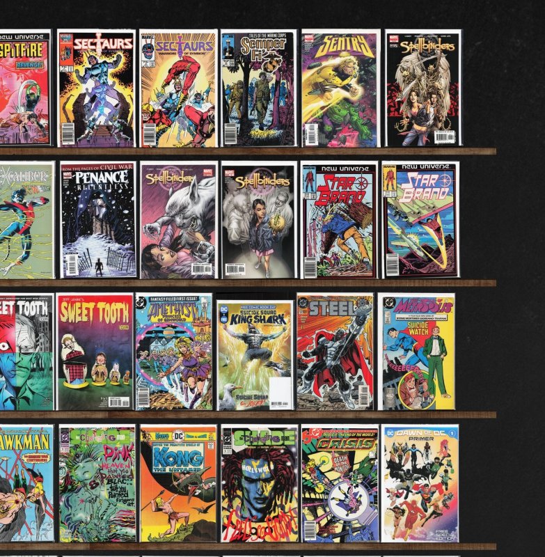 Huge Lot 140+ Comics with Star Brand, Strikeforce: Morituri & More!