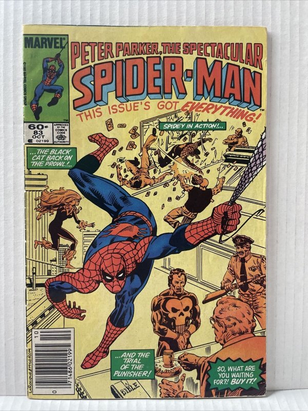 The Spectacular Spiderman #83 Newsstand