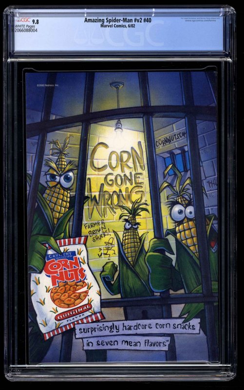 Amazing Spider-Man #40 CGC NM/M 9.8 White Pages