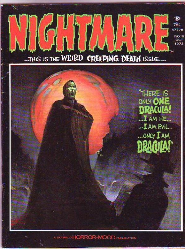 Nightmare Magazine #15 (Oct-73) VF/VF- High-Grade 