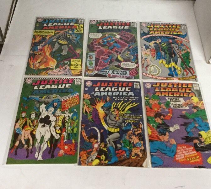 Justice League Of America 51-61 Fn-Vf Fine-Very Fine 6.0-8.0