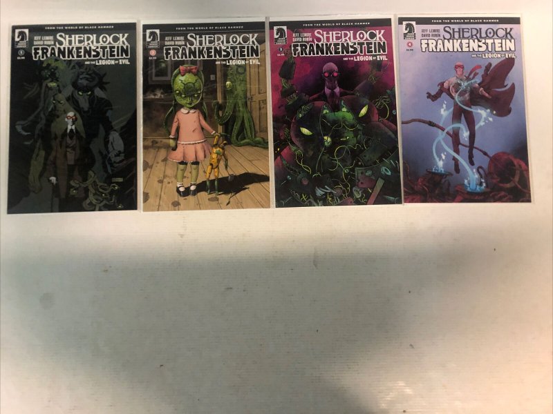 Dark Horse Sherlock Frankenstein And the Legion ofEvil (2018) set #1-4 (F/VF)