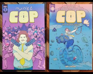 MULLET COP ×2 Vol.1 #1 + Flavor Of Danger #1 (Scout Comics 2021) Tom Lintern