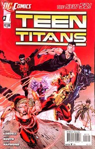 Teen Titans #1 Second Print Cover (2011)