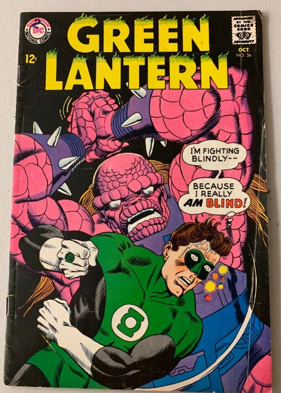 Green Lantern #56 DC 2nd Series (4.5 VG+) (1967)