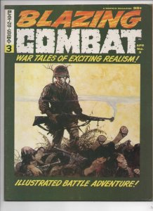 BLAZING COMBAT #3, VF, Frank Frazetta, Wally Wood, War, 1965 1966, Warren