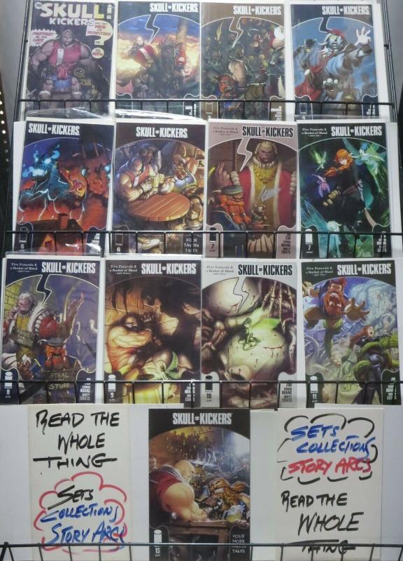 SKULLKICKERS (Image, 2010) #1-12 VF-NM Jim Zub, Chris Stevens, (#1 signed!, 7a&b