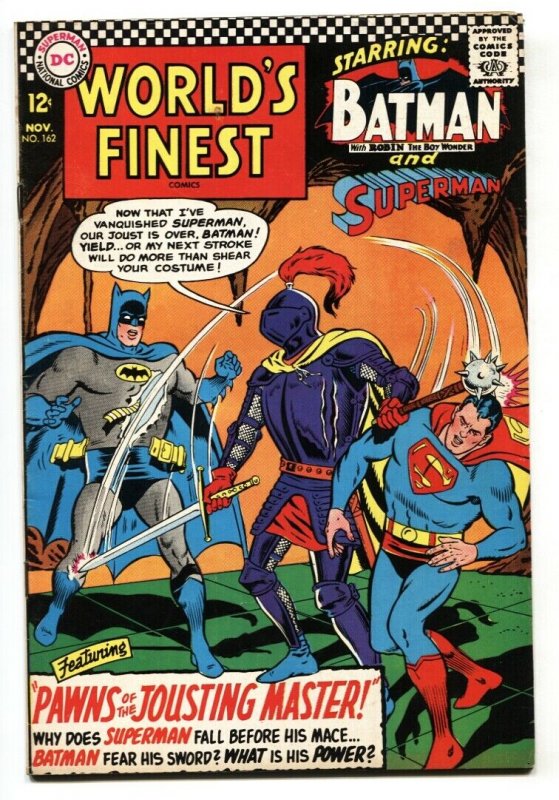 WORLD'S FINEST #162 comic book 1966-BATMAN-SUPERMAN VF 