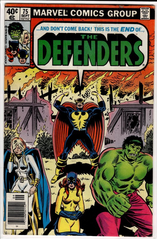 The Defenders #75 (1979) The Defenders