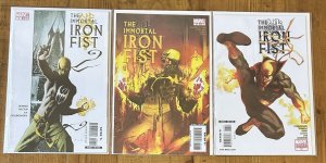 The Immortal Iron Fist #1,17,27 NM Lot Marvel Brubaker Aja