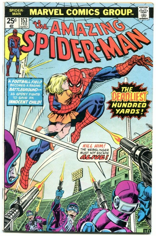AMAZING SPIDER-MAN #153 1975-comic book-MARVEL COMICS