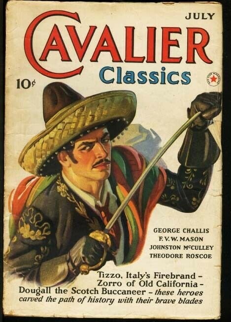 CAVALIER CLASSICS 1940 JUL-#1-JOHNSTON MCCULLEY-PULP VG