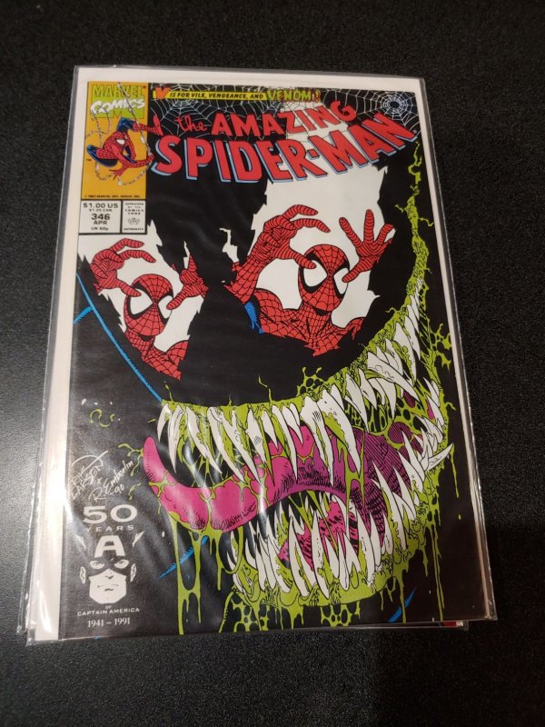 THE AMAZING SPIDER-MAN #346 VENOM