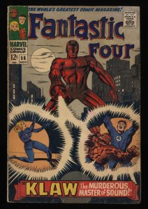 Fantastic Four #56 FA/GD 1.5 Marvel Comics