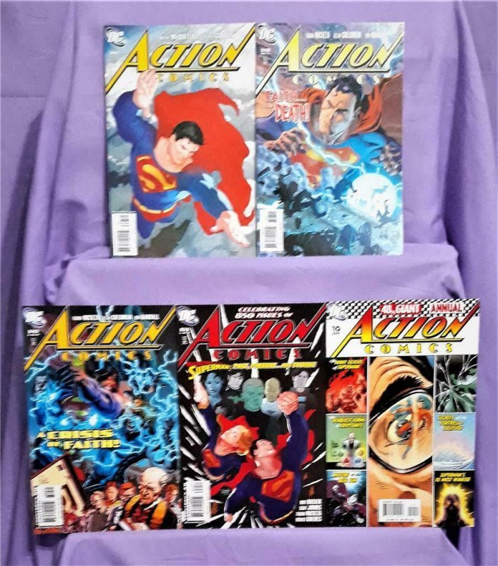 Superman ACTION COMICS #847 - 850 Annual #10 Supergirl (DC, 2007)! 