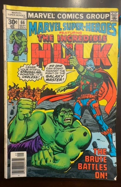 Marvel Super-Heroes #66 (1977) Hulk 