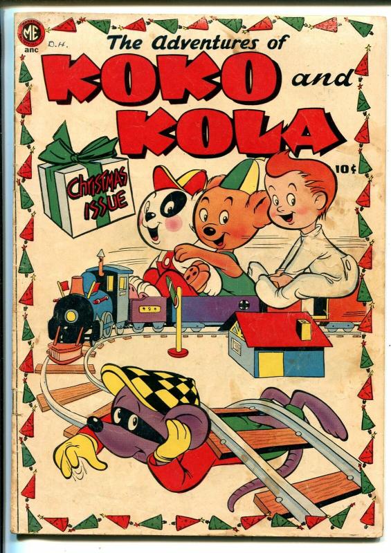 Koko and Kola #28 1950-ME-A-1 Comics #28-Special Christmas Issue-VG-