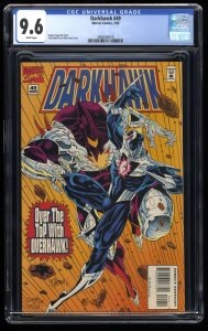 Darkhawk #49 CGC NM+ 9.6 White Pages Hard to find issue!