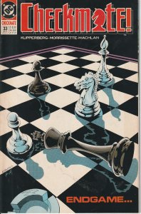 Checkmate #33 (1991) Final Issue w/PeaceMaker !
