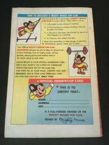 MIGHTY MOUSE FUN CLUB MAGAZINE #4 VG Condition