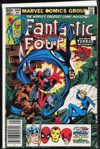 Fantastic Four #242 Newsstand Edition (1982) Fantastic Four