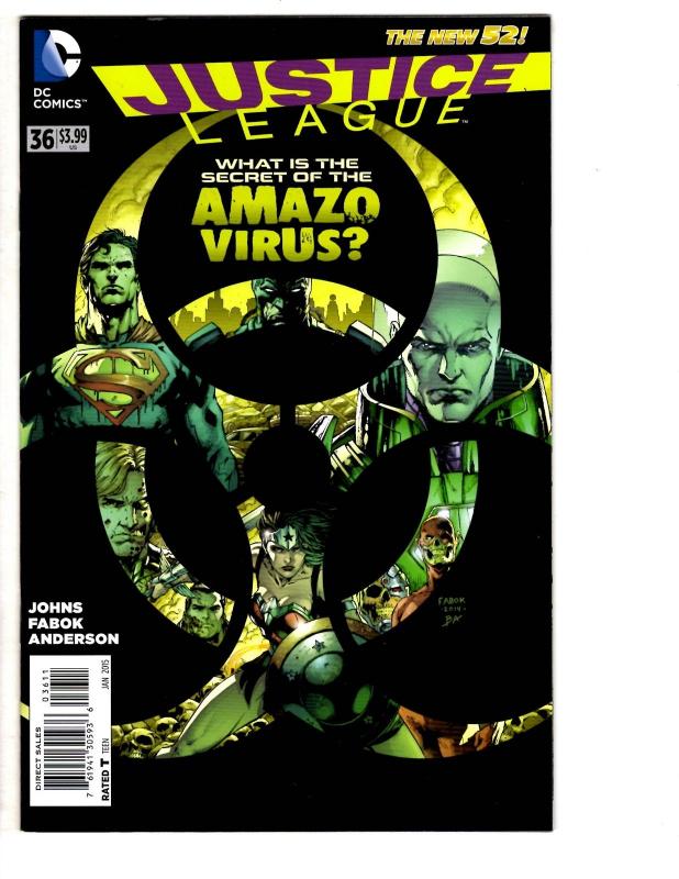 3 Justice League DC Comics # 36 38 41 JLA Lex Luthor Superman Amazo Aquaman WM7 