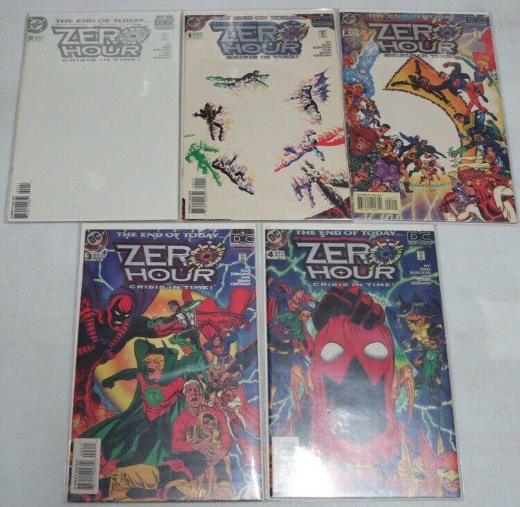 ZERO HOUR (1994) 0 (W/CARD),1-4 DCU RENEWS & REVITALIZE