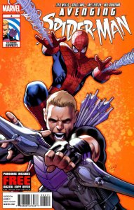 AVENGING SPIDER-MAN (2011) #4 VF- HAWKEYE