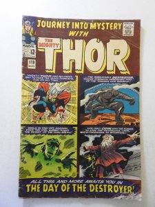 Journey Into Mystery #119 (1965) VG- Condition moisture stains