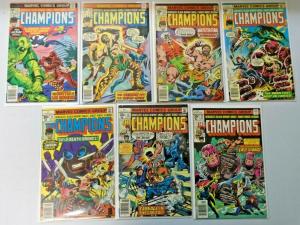 Champions, Set:#1-17 Missing:#3,11,14, Average 5.0 (Range 4.0-6.0) (1975)