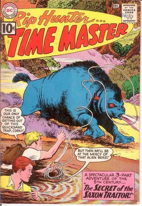 RIP HUNTER TIME MASTER 5 FINE (Nov 1961) LAST 10 CENT ISSUE Nick Cardy